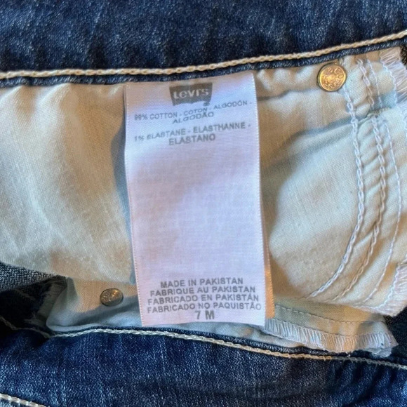 Levi 535 Jean Leggings - Size 7M - Picture 6 of 7